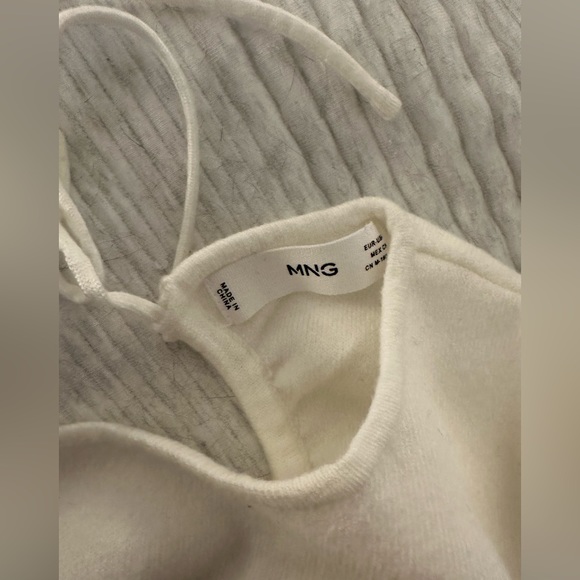 White open back sweater from Mango! NEVER WORN - Picture 3 of 3